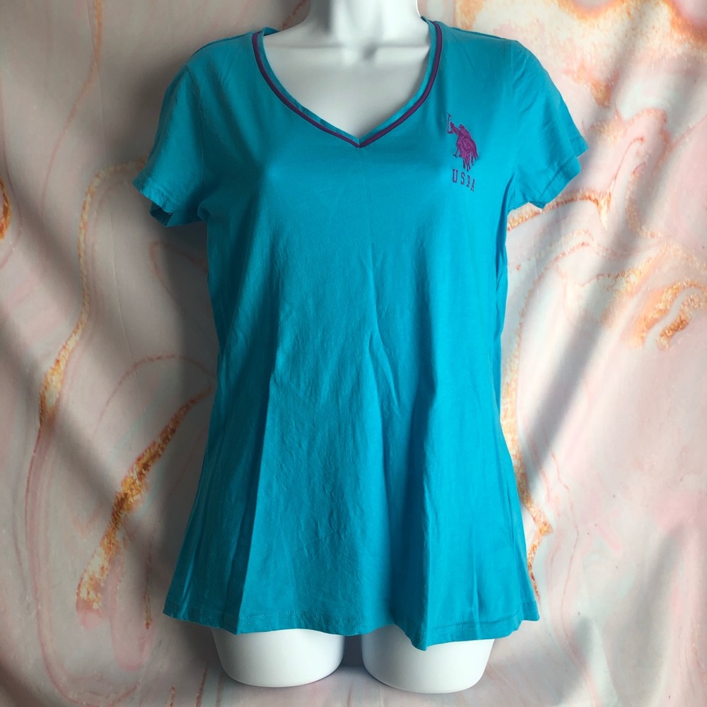 U.S. Polo Assn. Blue Tee